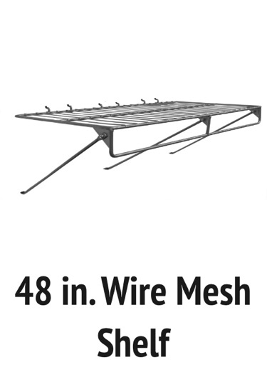 48 inch wire mesh shelf