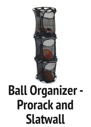 ball organizer - prorack and slatwall