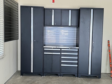 Garage Cabinet Installation