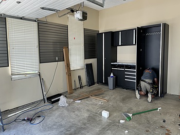 Garage Cabinet Installation