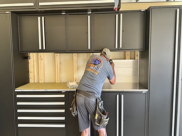 Garage Cabinet Installation