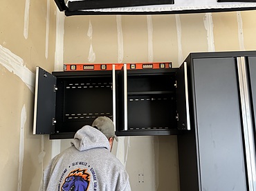 Garage Cabinet Installation